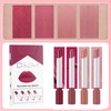Xumann 4PCS Plumping Lipstick Set, Long Lasting Lipgloss Set for