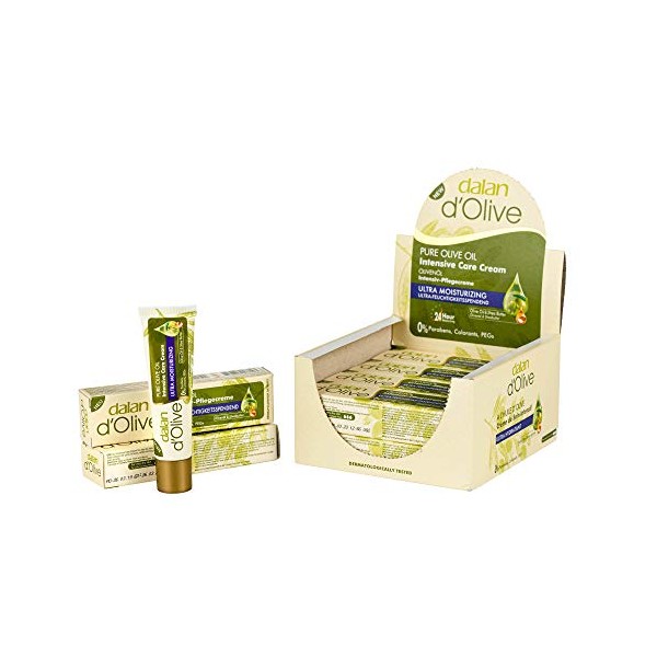 DALAN d?live Intensive Cream with Olive Oil for Hand and Body 12 Tubes x 20 ml by Dalan