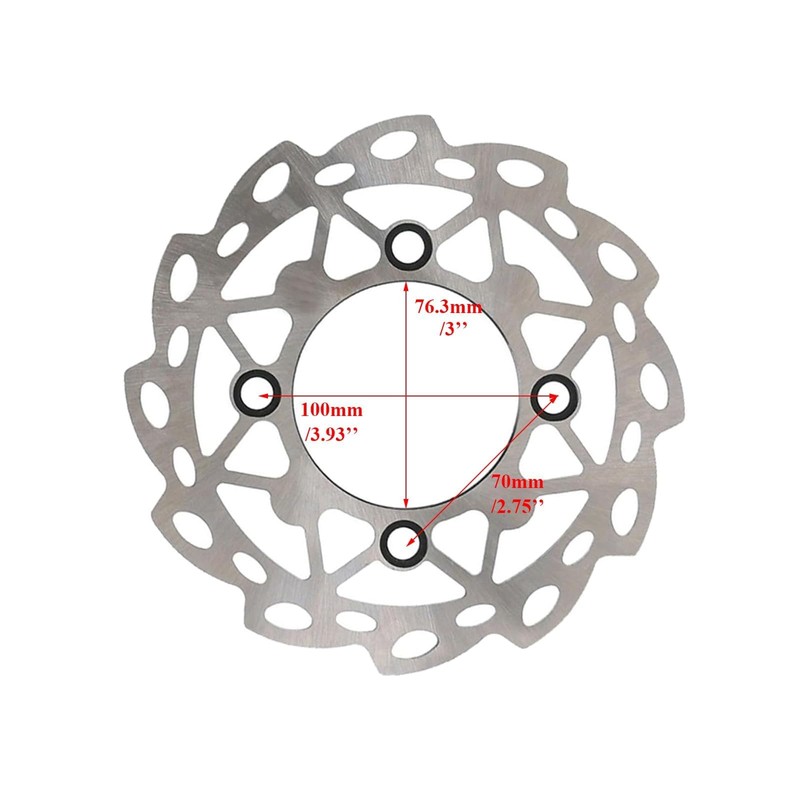 PRO BAT 190mm Brake Caliper Disc Disk Rotor w/Bolt For