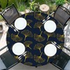 artslion Outdoor Round Tablecloth with Elastic Band 44In-110cm Elastic Garden