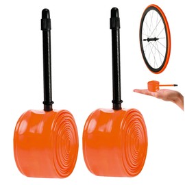 Inner Tube 700 X 28c Inner Tube 700 X 25c Road Bike Inner Tube Bicycle Inner Tube 700c Inner Tube for 700x18-32c 2PCS Road Bike Inner Tube TPU Material Lightweight Puncture Resistant Bicycle Inner Tu