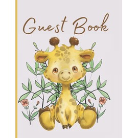 Guest Book: Baby Shower Guest Book Baby Giraffe