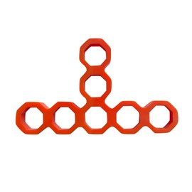 3/8 inch Octagonal Shape Long length Brick Spacer Red Color Red Brick Sheet leveling System 10mm Tile Clips Masonry Stone Wall Spacer