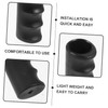 2Pcs Black Pvc Trolley Handle Grips - Comfortable Non-Slip Wheelchair