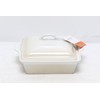 Le Creuset Heritage Stoneware Shallow Square Covered Baking Dish 1.6L