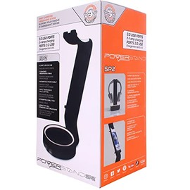 Exquisite Gaming Cable Guys Powerstand SP2: Rojo Estación de Carga de Tres Puertos y Base de Auriculares para Cable Guys, el Soporte Original para teléfono Celular y Driver de Juegos