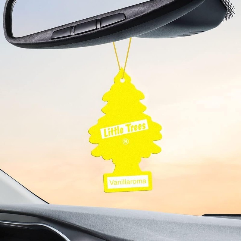 LITTLE TREES Car Air Freshener | Hanging Paper Tree for