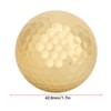 4Pcs Portable High Quality Double Layer Gold Plating Golf Ball