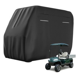 AMBARI Golf Cart Cover Waterproof Windproof Outdoor, Golf Cart Covers 4 Passenger Universal Fit for EZ GO Club Car Yamaha (112''L×48''W×73''H)