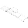 WINFFOR Acrylic Bathtub Tray, Expandable Bathtub Caddy, 1 or 2