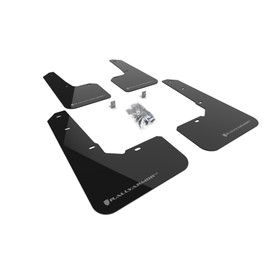 FASTMODZ Rally Armor MF76-UR-BLK/BL Compatible with 2022 Subaru Outback Wilderness Black Mud Flap Blue Logo