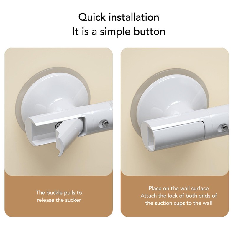 Generic 17 Inch Grab Bars for Bathtubs and Showers, Suction