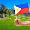 Newperlite Philippines Stick Flag Filipino Small Mini Hand Held Flags
