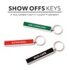 IF Show Offs Keys - Head Gardener - Keyring ,Olive
