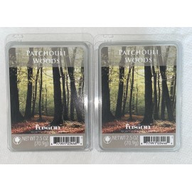 Fusion Scented Wax Melts PATCHOULI WOODS / 2 Packs / 2.5 oz Each