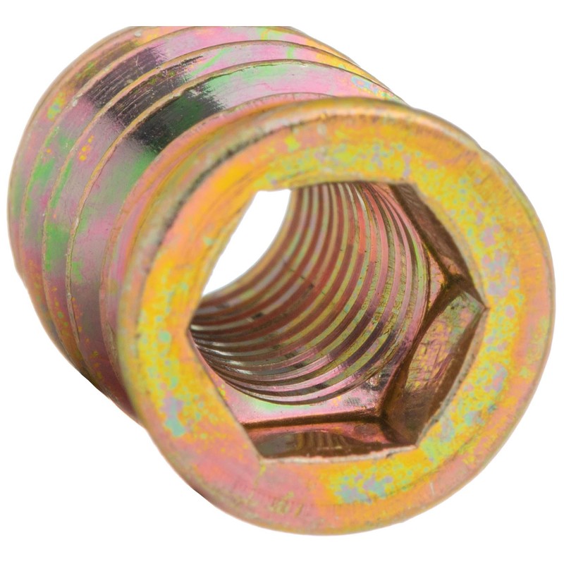 YoiYee Wood Furniture M8 x 22 mm Threaded Insert Nuts