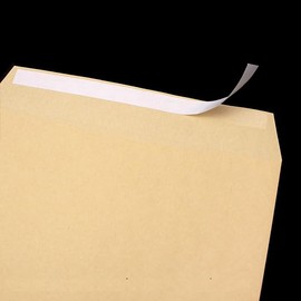 6 Square Kraft Envelopes/Brown Envelopes, 85g/m, A5 Size, Non-shaped, Taped, One Touch, 10 Sheets