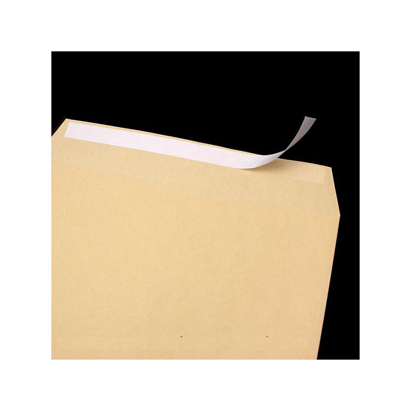 6 Square Kraft Envelopes/Brown Envelopes, 85g/m, A5 Size, Non-shaped, Taped,