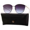 U.I STATION Oversized Sunglasses for Women, Mirrored Cat Eye Sunglasses