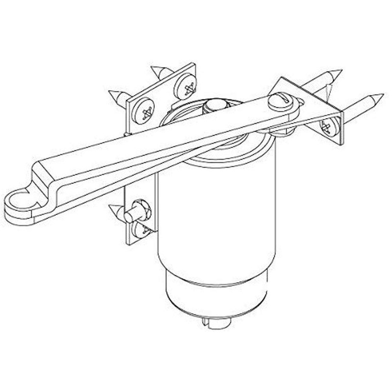 CRL Screen and Storm Door Rotary Hydraulic Closer