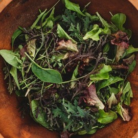 Powerhouse Heirloom Spring Mix - 500 Seeds - Specialty Blended Lettuce and Greens Mix, Flavorful & Colorful, Non-GMO Heirloom Greens Seeds for Planting in The Home Garden, Thresh Seed Company