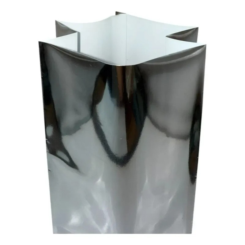 100 Bolsas Fuelles Sello Central Metalizada 1 Kg (molido)