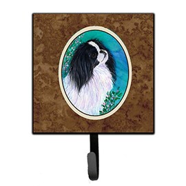 Caroline's Treasures SS8134SH4 Japanese Chin Leash or Key Holder, Wall Hooks, Key Hooks Holder, Coat Rack Wall Mount, Coat Hooks, Hooks for Hanging Keys, Towels, Aprons, Leashes,