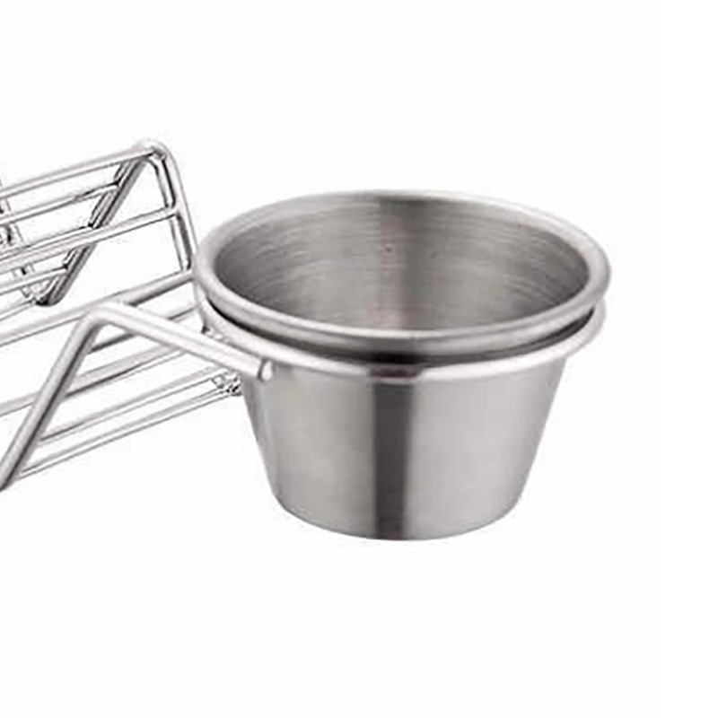 Taco Stand Stainless Steel 3 Grid V Shaped Glossy Taco