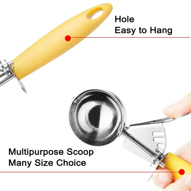 JUNADAEL J Portion Scoop, 2 OZ Cookie Scoop, 20 Cookie