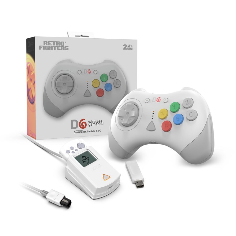 D6 Wireless Controller for Dreamcast™【ホワイト】