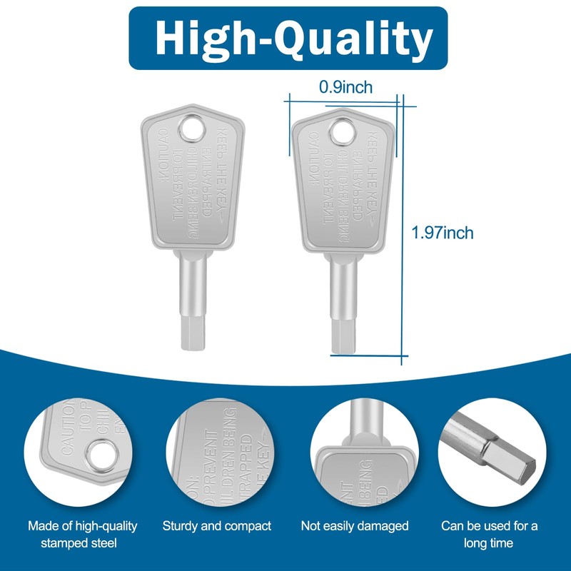 WR01X28053 Freezer Door Key Replacement Haier GE Fridge Key RF-3898-01