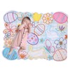 Easter Bunny Egg Embroidery Pattern Table Mat Decoration Placemat Table