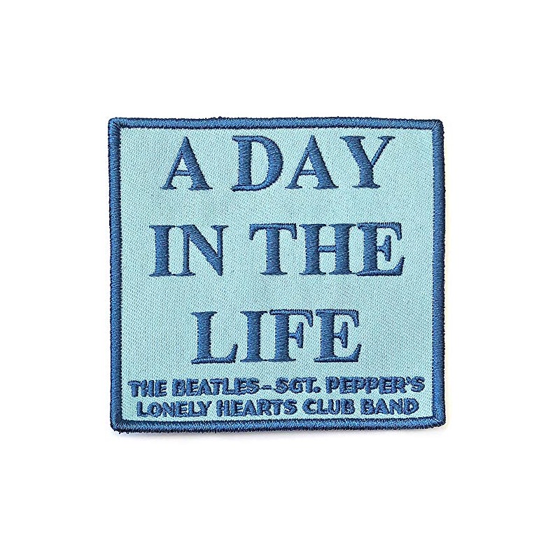 The Beatles Patch A Day In The Life Blue