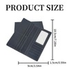 LEEXTON Men's Large Capacity Wallet - Genuine Leather Waiter's Wallet