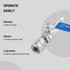 Raincovo Ball Valve Pressure Washer for Hot Water, Stainless Steel,
