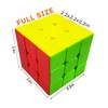 INTEGEAR 6 Pack Full Size Stickerless 56mm Magic Speed Cube