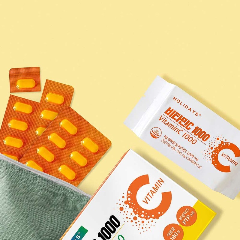 Holidays Vitamin C 1000 4 boxes 720 tablets / 홀리데이즈
