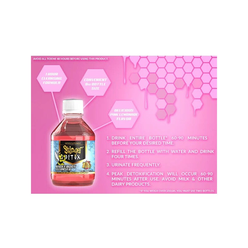 Stinger Detox Whole Body Cleanser 1 Hour Extra Strength –