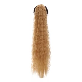 TASSYME ACCESORIOS Coleta Extra Larga Dorada Rizada Mujer Moderna Bonita