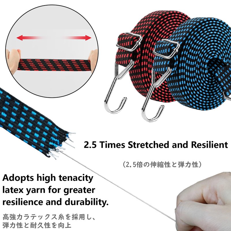 JEELAD 4 Pcs Heavy Duty Belt Cargo Cargo Fastener with