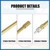 A ABSOPRO 4pcs 100mm/3.94" Long Brass Auto Tire Valve Extension