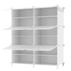 AWTATOS Shoe Rack, 6 Tier Shoe Storage Cabinet with Door,