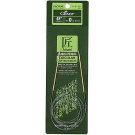Clover Bamboo Circular Knitting Needles Takumi, 48-Inch Size 0