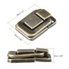 sourcing map Toggle Catch Lock, 38mm Retro Decorative Bronze Hasp
