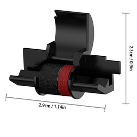 Alppihym Pack of 4 Printer Cartridge IR-40T, Ink Roller, Black and Red, Compatible with Sharp EL-1750V, EL-1801V FR2650A/2650TB, Casio IR40T HR 150 TEC- Size 745, CP13/MP-12D/MP -120DH etc