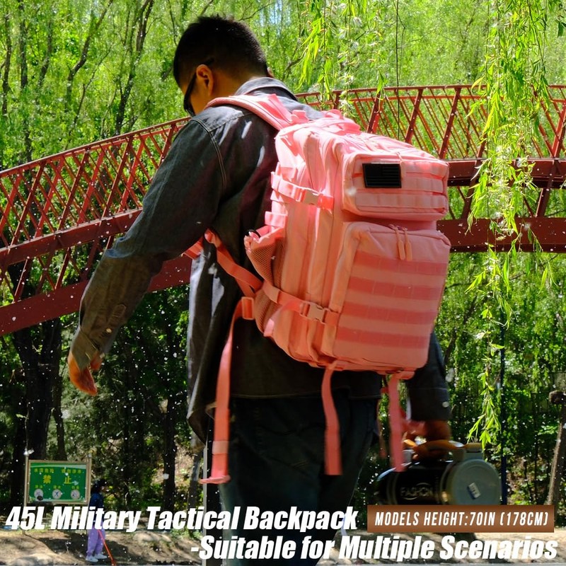 R.SASR Military Tactical Backpack 45L Large Tactical Backpack for Men,