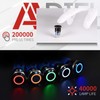APIELE 19mm Momentary Push Button Switch On Off Aluminium Alloy