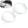 Car Rearview Mirrors Adjustable Reversing Auxiliary Mirrors polygon Green Framed