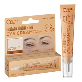 Quick Fix Apretador instantáneo de ojos con vitamina C – Crema debajo de los ojos para ojeras, hinchazón y bolsas – Dermatológicamente probado, antien