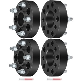 Abrillvt 4PCS 5x4.5 to 5x5 Wheel Spacer Adapter 5 Lug 1.5 inch Thread Size 1/2" Compatible for Grand Cherokee 93-98 for Wrangler Wheel adapters 87-06 for Cherokee Wheel adapters 80-01